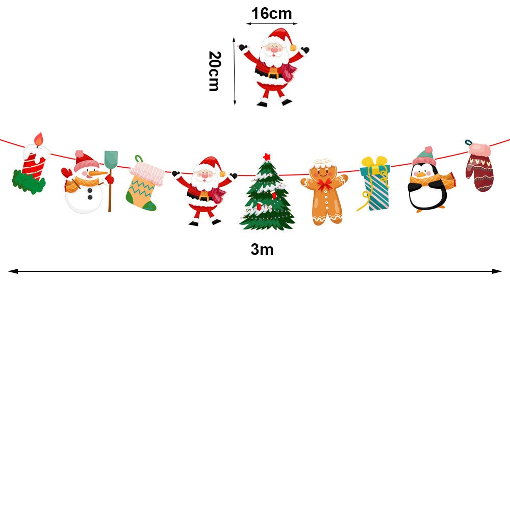 Weihnachtsfolie Santa Claus Ballons Schneemann Elch Weihnachtsbaum Ballons für Weihnachten aufblasbare Partydekorationen Wohnpartydesign