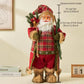 Weihnachten Große Weihnachtsmann Puppen Ornamente Stehende Weihnachtsmann Figurine Puppe Weihnachtsheimdekoration Kinder Geschenk navidad Heimdekoration