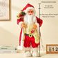 Weihnachten Große Weihnachtsmann Puppen Ornamente Stehende Weihnachtsmann Figurine Puppe Weihnachtsheimdekoration Kinder Geschenk navidad Heimdekoration