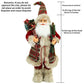 Weihnachten Große Weihnachtsmann Puppen Ornamente Stehende Weihnachtsmann Figurine Puppe Weihnachtsheimdekoration Kinder Geschenk navidad Heimdekoration