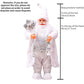 Weihnachten Große Weihnachtsmann Puppen Ornamente Stehende Weihnachtsmann Figurine Puppe Weihnachtsheimdekoration Kinder Geschenk navidad Heimdekoration
