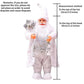 Weihnachten Große Weihnachtsmann Puppen Ornamente Stehende Weihnachtsmann Figurine Puppe Weihnachtsheimdekoration Kinder Geschenk navidad Heimdekoration