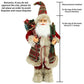 Weihnachten Große Weihnachtsmann Puppen Ornamente Stehende Weihnachtsmann Figurine Puppe Weihnachtsheimdekoration Kinder Geschenk navidad Heimdekoration