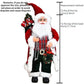Weihnachten Große Weihnachtsmann Puppen Ornamente Stehende Weihnachtsmann Figurine Puppe Weihnachtsheimdekoration Kinder Geschenk navidad Heimdekoration