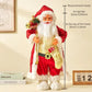 Weihnachten Große Weihnachtsmann Puppen Ornamente Stehende Weihnachtsmann Figurine Puppe Weihnachtsheimdekoration Kinder Geschenk navidad Heimdekoration
