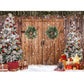 Weihnachtsfotografie Hintergrund Fotokall Fenster Baum Geschenk Baby Porträt Party Dekor Hintergrund Fotostudio