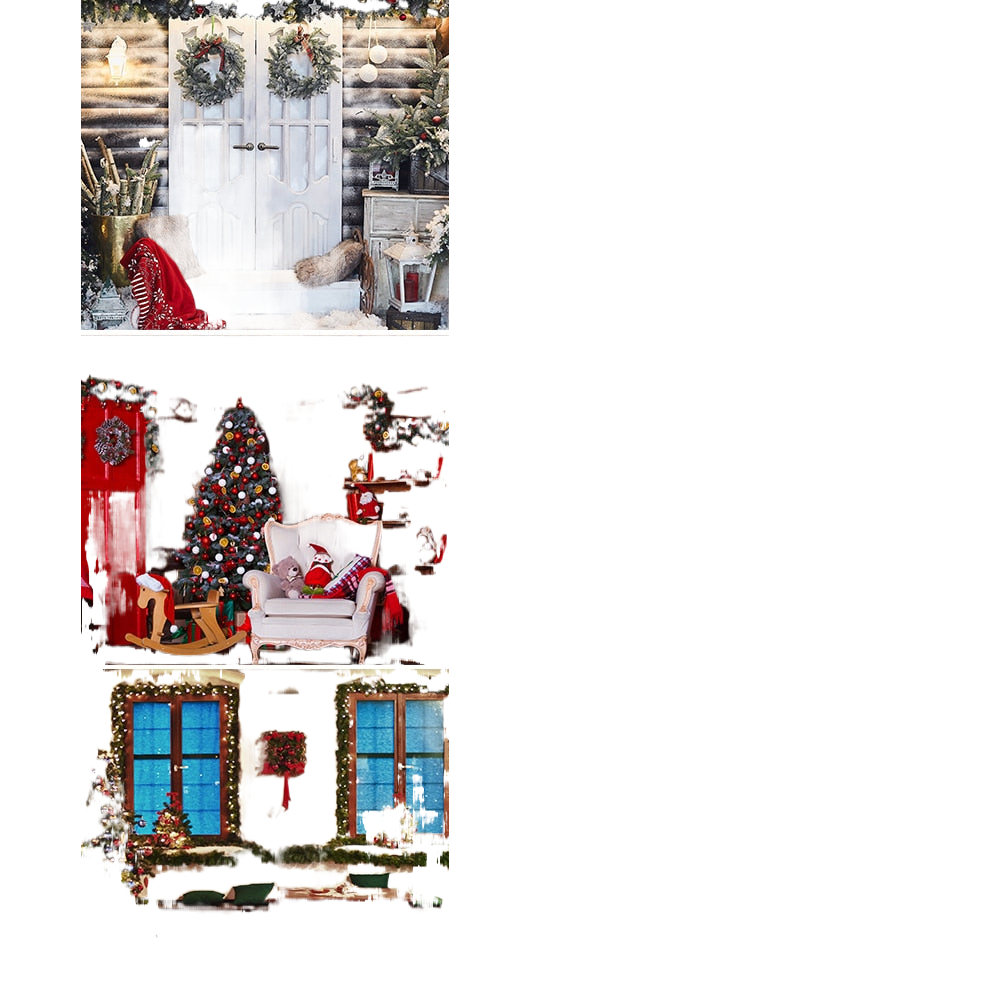 Weihnachtsfotografie Hintergrund Fotocall Fenster Baum Geschenk Party Dekor Hintergrund Portrait Fotografie Kinder Foto Studio