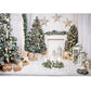 Weihnachtsfotografie Hintergrund Fotokall Fenster Baum Geschenk Party Dekor Hintergrund Porträt Fotografisch Kinder Foto Studio