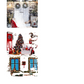 Weihnachtsfotografie Hintergrund Fotokall Fenster Baum Geschenk Party Dekor Hintergrund Porträt Fotografisch Kinder Foto Studio