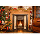 Weihnachtsfotografie Hintergrund Fotokall Fenster Baum Geschenk Party Dekor Hintergrund Porträt Fotografisch Kinder Foto Studio