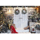 Weihnachtsfotografie Hintergrund Fotokall Fenster Baum Geschenk Party Dekor Hintergrund Porträt Fotografisch Kinder Foto Studio