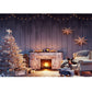 Weihnachtsfotografie Hintergrund Fotokall Fenster Baum Geschenk Party Dekor Hintergrund Porträt Fotografisch Kinder Foto Studio