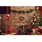 Weihnachtsfotografie Hintergrund Fotokall Fenster Baum Geschenk Party Dekor Hintergrund Porträt Fotografisch Kinder Foto Studio
