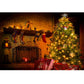 Weihnachtsfotografie Hintergrund Fotokall Fenster Baum Geschenk Party Dekor Hintergrund Porträt Fotografisch Kinder Foto Studio