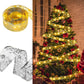 Weihnachtsband Feenlicht Weihnachtsdekoration DIY Schleifen Lichterbaumornamente für Zuhause 2023 Weihnachten Dekor Neujahr Navidad