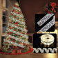 Weihnachtsband Feenlicht Weihnachtsdekoration DIY Schleifen Lichterbaumornamente für Zuhause 2023 Weihnachten Dekor Neujahr Navidad