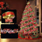 Weihnachtsband Feenlicht Weihnachtsdekoration DIY Schleifen Lichterbaumornamente für Zuhause 2023 Weihnachten Dekor Neujahr Navidad