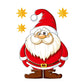 Weihnachten Santa Claus Fensteraufkleber Wanddekor Weihnachtsanhänger Frohe Weihnachten für Wohnkultur Neujahrsaufkleber 2023