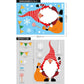 Weihnachten Santa Claus Fensteraufkleber Wanddekor Weihnachtsanhänger Frohe Weihnachten für Wohnkultur Neujahrsaufkleber 2023