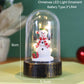 Weihnachts-Schneemann-Santa-Heißluftballon-Mikrolandschaftsornament mit LED-Licht Weihnachtsdeko für Zuhause Neujahr 2024 Navidad