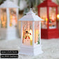 Weihnachts-Schneemann-Santa-Heißluftballon-Mikrolandschaftsornament mit LED-Licht Weihnachtsdeko für Zuhause Neujahr 2024 Navidad