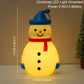 Weihnachts-Schneemann-Santa-Heißluftballon-Mikrolandschaftsornament mit LED-Licht Weihnachtsdeko für Zuhause Neujahr 2024 Navidad