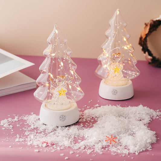 Weihnachtsglasengel Nachtlampe