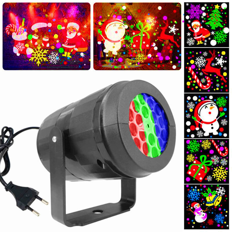 Weihnachts-Schneeflocken-Projektorlicht