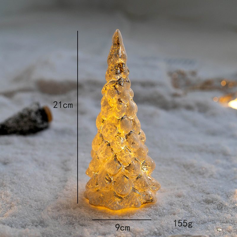 Weihnachtsbaum Glas Nachtlampe