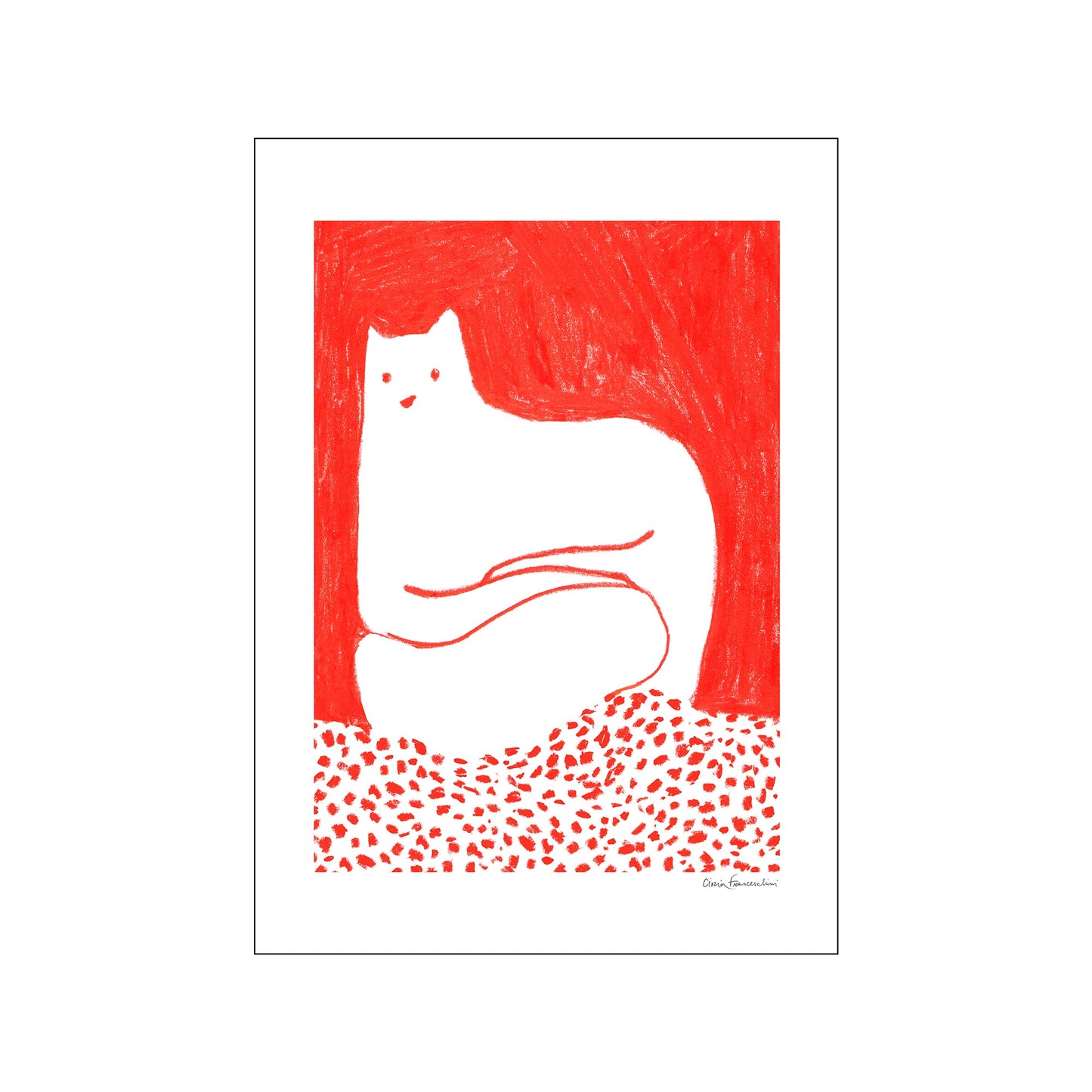 Cat in Red