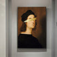 Klassische europäische Öl Frau Leinwand Spaß Lippen Stift Malerei Wand abstrakte Landschaft Wandkunst Drucke Poster Bilder Wohnkultur