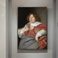 Klassische europäische Öl Frau Leinwand Spaß Lippen Stift Malerei Wand abstrakte Landschaft Wandkunst Drucke Poster Bilder Wohnkultur