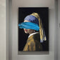 Klassische europäische Öl Frau Leinwand Spaß Lippen Stift Malerei Wand abstrakte Landschaft Wandkunst Drucke Poster Bilder Wohnkultur