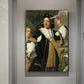 Klassische europäische Öl Frau Leinwand Spaß Lippen Stift Malerei Wand abstrakte Landschaft Wandkunst Drucke Poster Bilder Wohnkultur