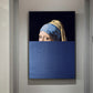 Klassische europäische Öl Frau Leinwand Spaß Lippen Stift Malerei Wand abstrakte Landschaft Wandkunst Drucke Poster Bilder Wohnkultur