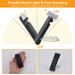 Clip-on Buchlicht, USB wiederaufladbares Leselicht mit Timer, tragbares LED-Lesezeichenlicht für Nachttisch & Schreibtisch