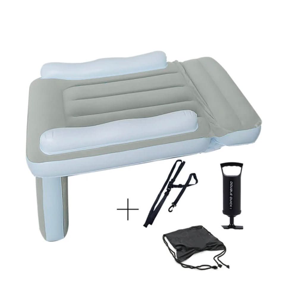 Frendorf | Aufblasbares Flugzeugsitzbett für Kleinkinder für komfortables Reisen