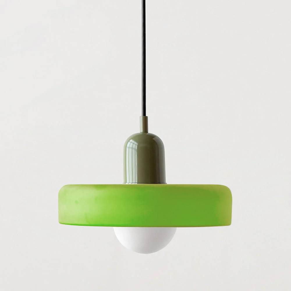 Frendorf | Bauhaus inspiriertes farbenfrohes Glas Pendelleuchte