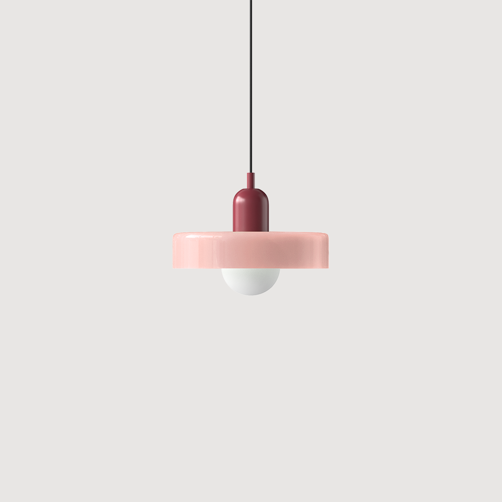 Frendorf | Bauhaus inspiriertes farbenfrohes Glas Pendelleuchte
