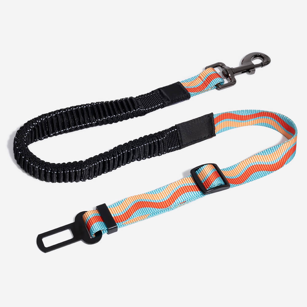 Bunte Puffer Verstellbare Coole Hunde Zubehör Autosicherheitsgurt