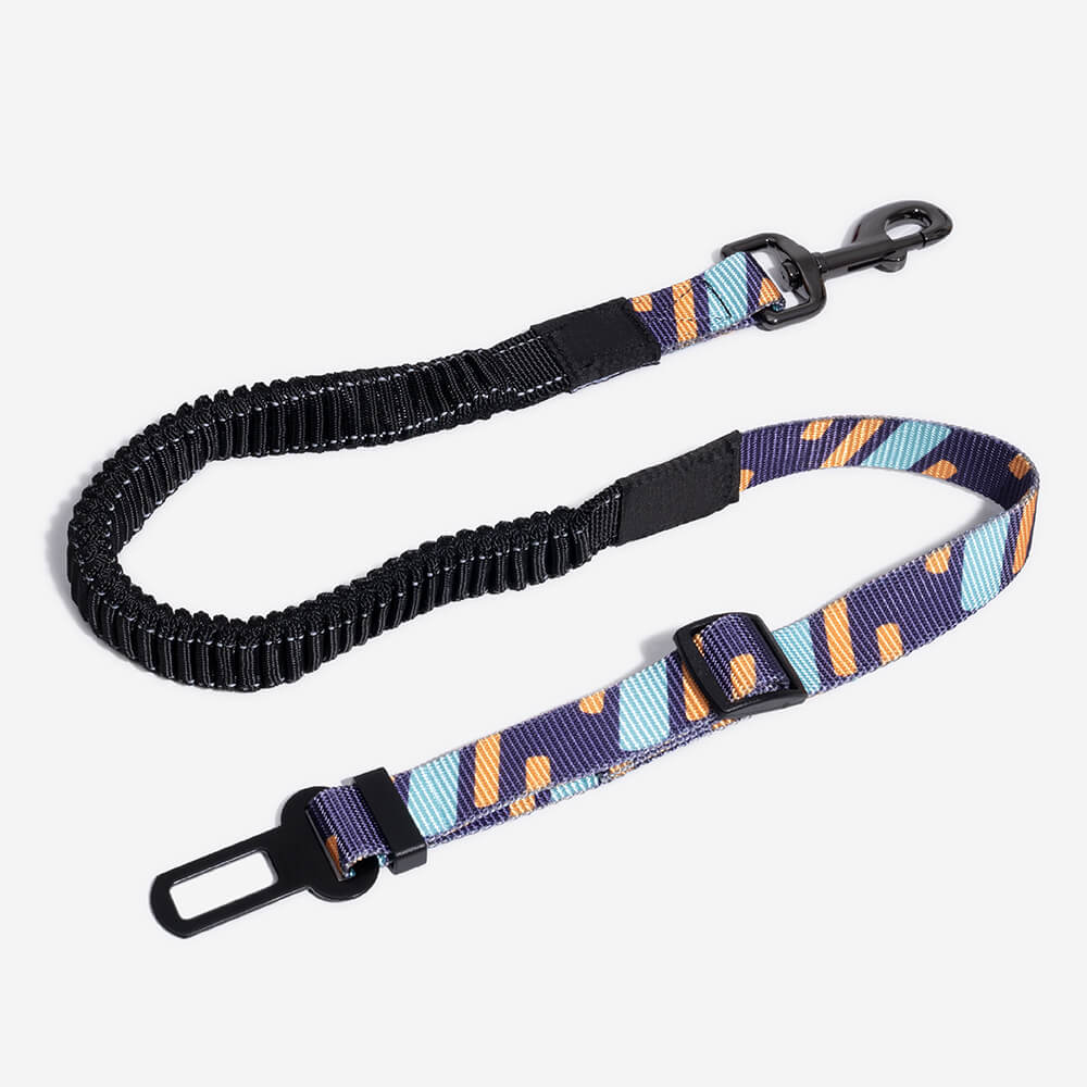 Bunte Puffer Verstellbare Coole Hunde Zubehör Autosicherheitsgurt