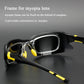 Frendorf | Professionelle polarisierte Fahrradbrille Fahrradsetz Goggles Sport MTB Fahrradsonnenbrille Brille Myopie Rahmen UV 400