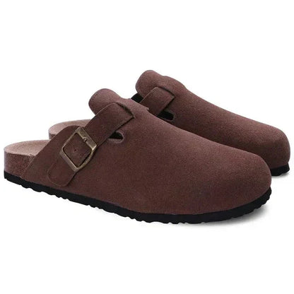 Frendorf | Herren Suede Slipper im Old Money Stil, Elegant und Komfortabel