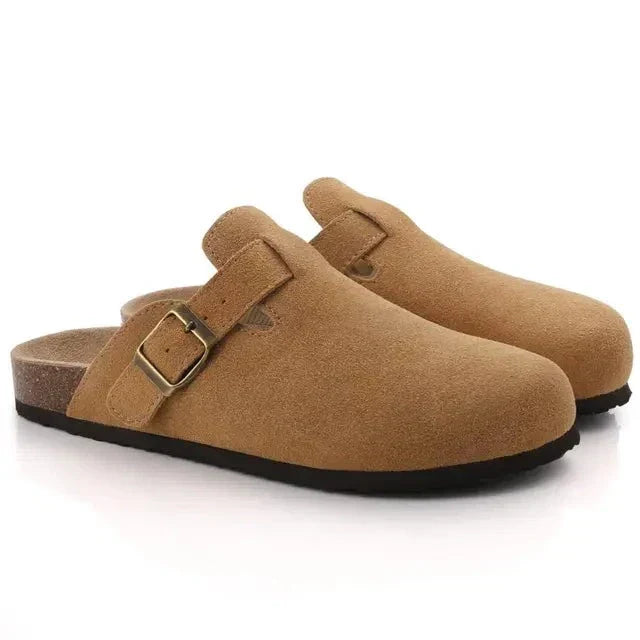 Frendorf | Herren Suede Slipper im Old Money Stil, Elegant und Komfortabel