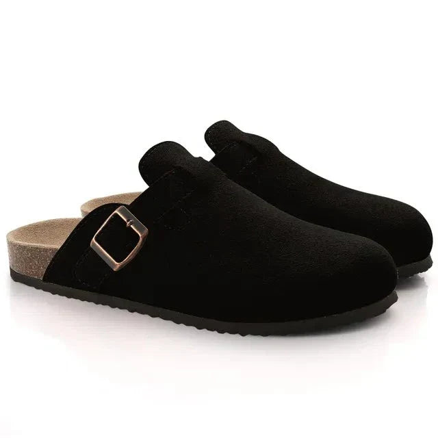 Frendorf | Herren Suede Slipper im Old Money Stil, Elegant und Komfortabel