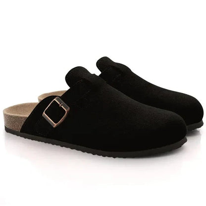 Frendorf | Herren Suede Slipper im Old Money Stil, Elegant und Komfortabel