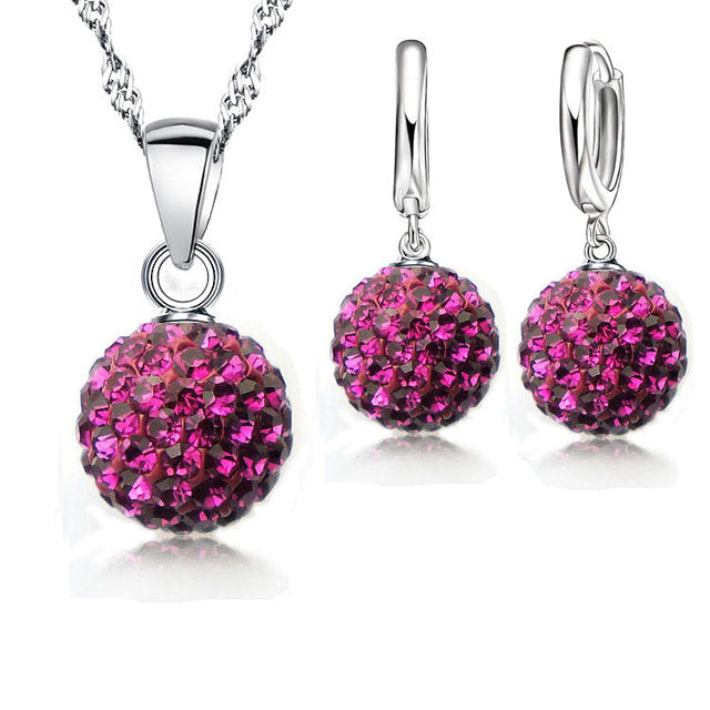 Frendorf | Kristall Disco | Silber Schmucksets