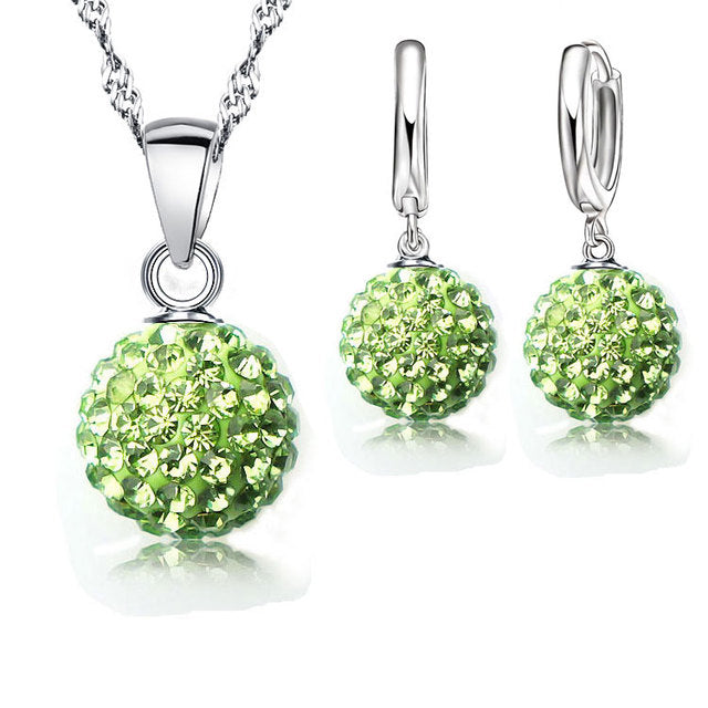 Frendorf | Kristall Disco | Silber Schmucksets