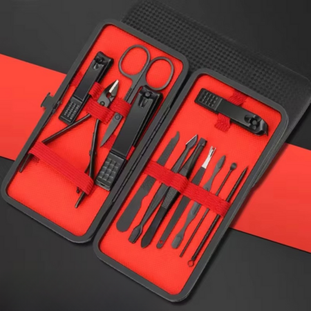 Frendorf | 16-teiliges Edelstahl-Maniküre- und Pediküre-Pflegeset