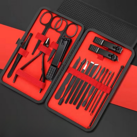 Frendorf | 16-teiliges Edelstahl-Maniküre- und Pediküre-Pflegeset